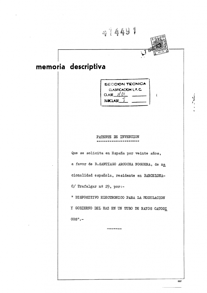 Patente de la Overkal (1973)