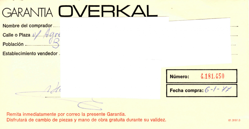 Tarjeta Postal de Overkal
