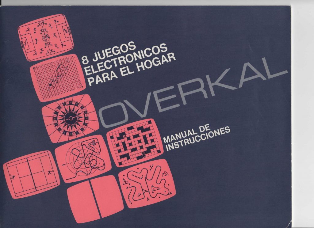 Portada del manual de la Overkal (1973)