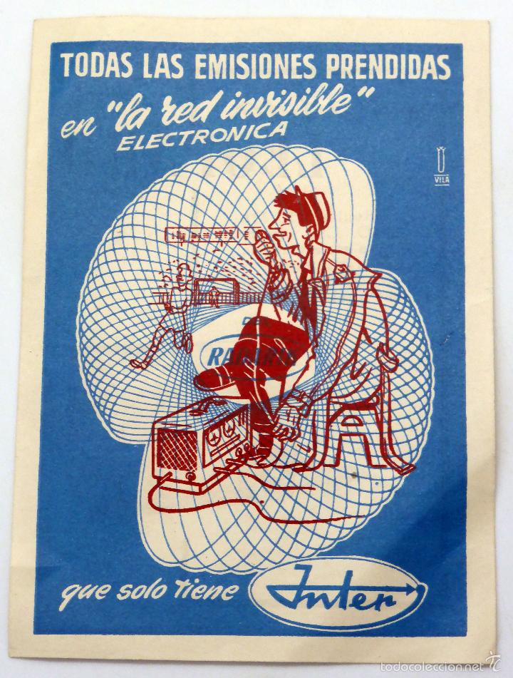 Publicidad de Inter Electrónica de los años 50
