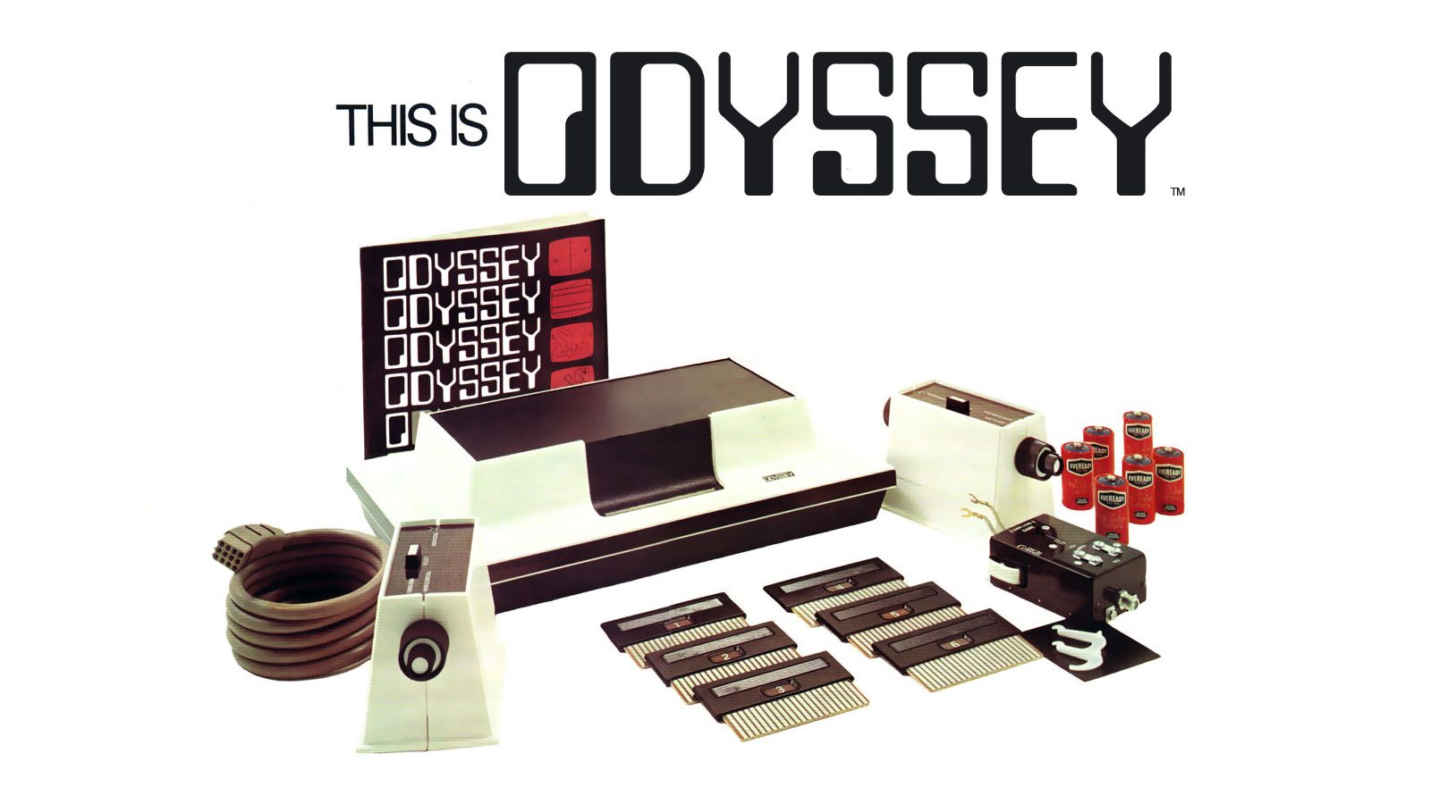 Foto promocional de Magnavox Odyssey de 1972