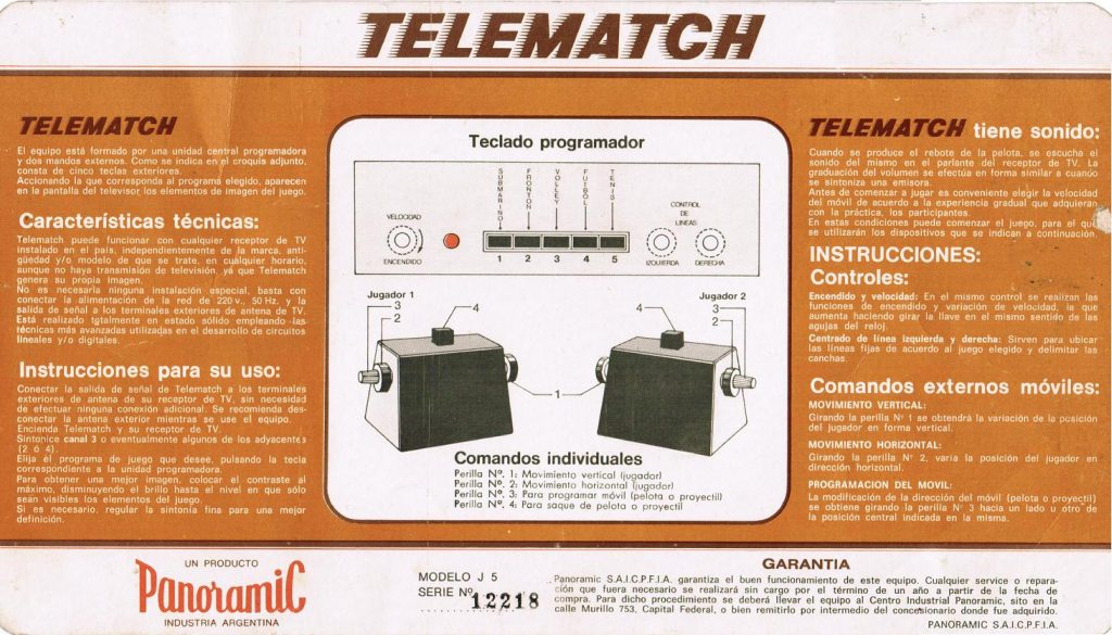 anual de Telematch de Panoramic 2
